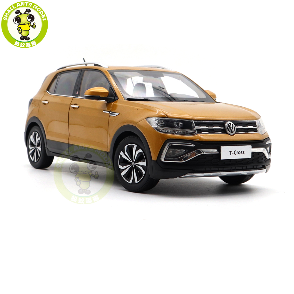 1/18 VW Volkswagen T-CROSS T CROSS Diecast Model Toy Car Gifts For