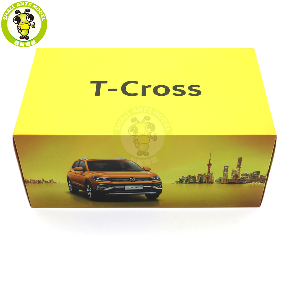 1/18 VW Volkswagen T-CROSS T CROSS Diecast Model Toy Car Gifts For