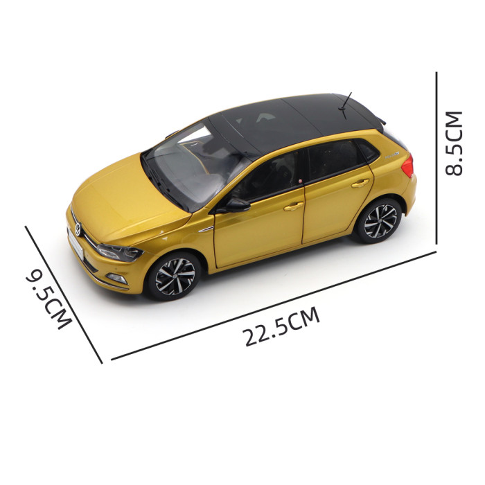 1/18 VW Volkswagen POLO PLUS Diecast Model Toy Car Gifts For Father Friends