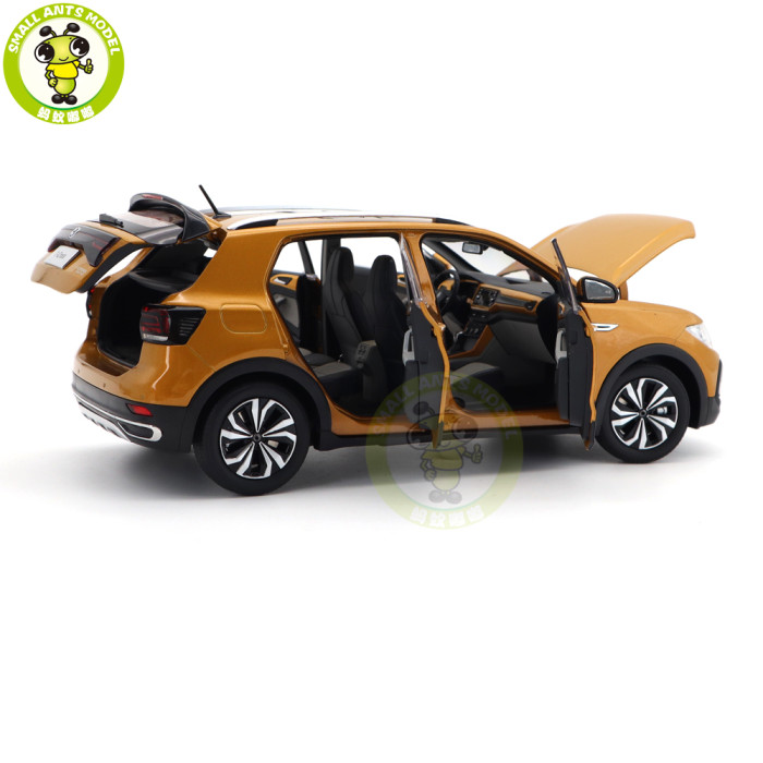 1/18 VW Volkswagen T-CROSS T CROSS Diecast Model Toy Car Gifts For Father Friends