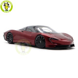 1/18 Autoart 76087 McLAREN SPEEDTAIL VOLCANO RED Model Car Gifts For Friends Father