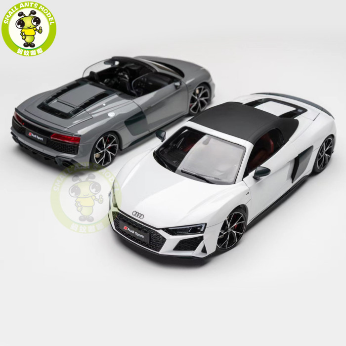 1/18 Audi Sport R8 Spyder KengFai Diecast Model Toy Car Gifts For Friends Father