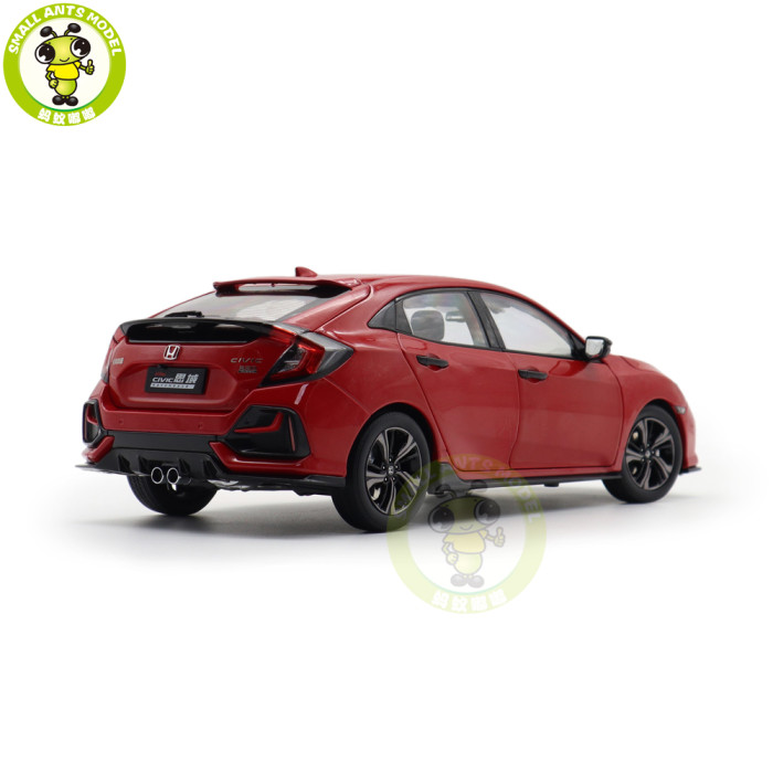 1/18 Honda CIVIC 10th Generation 2019 Hatchback Diecast Model Car Gifts For Friends