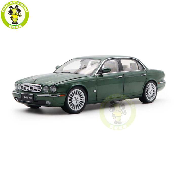 1/18 Almost Real 810502 Land Rover Jaguar XJ X350 XJ6 Green Diecast Model Car Gifts For Father Friends