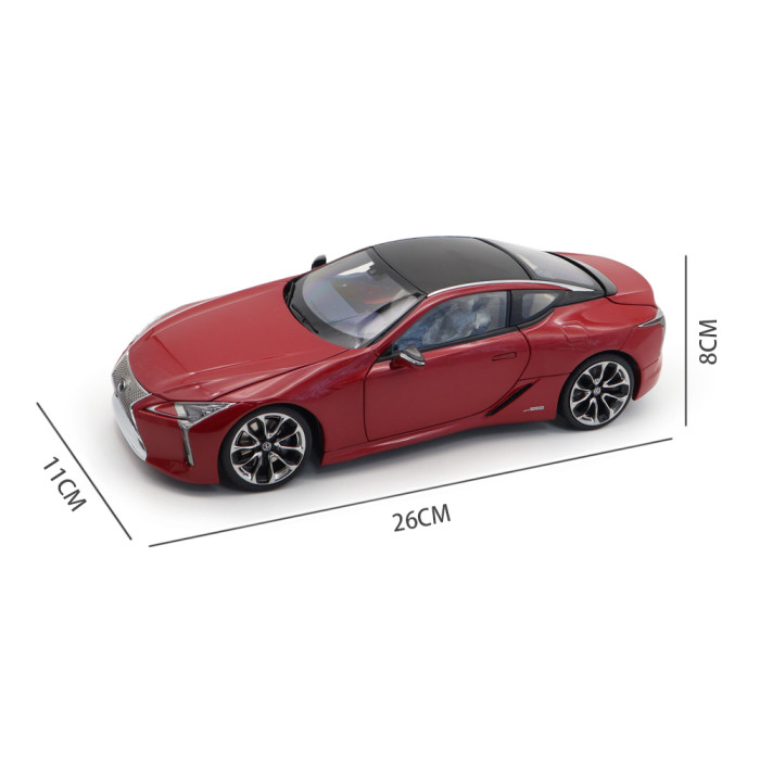1/18 Toyota Lexus LC LC500h LC500 Sports Racing car Diecast Model Car TOYS hobby collection Gifts