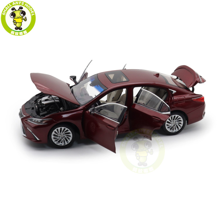 1/18 All New Toyota Lexus ES300 ES300H 2019 Diecast Model Car Suv hobby collection Gifts White