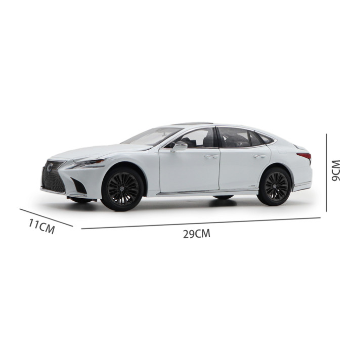 1/18 Toyota Lexus LS 500h Diecast Model Car TOYS KIDS Boys Girls Gifts White