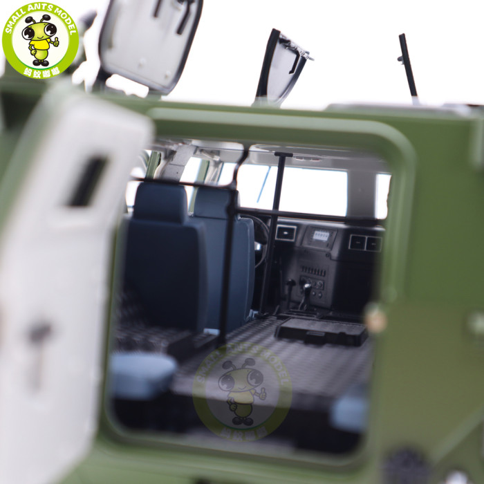 1/18 DFM Warrior 2 Protective All-terrain Off-Road Military Vehicles Diecast Model Toy Car Gifts For Friends Father