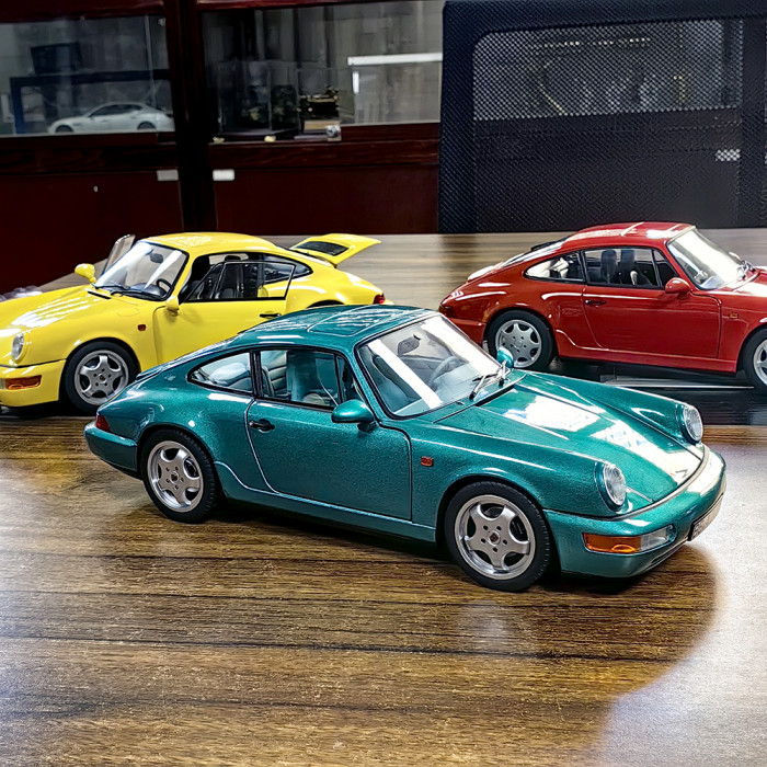 1/18 Porsche 911 Carrera 2 1990 1992 Norev 187320 187328 187329 Diecast Model Toys Car Gifts For Friends Father