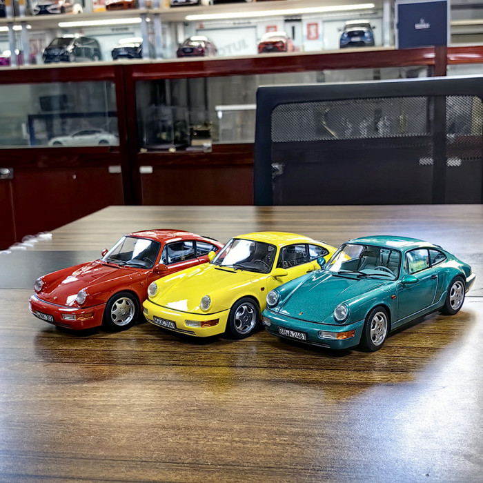 1/18 Porsche 911 Carrera 2 1990 1992 Norev 187320 187328 187329 Diecast Model Toys Car Gifts For Friends Father