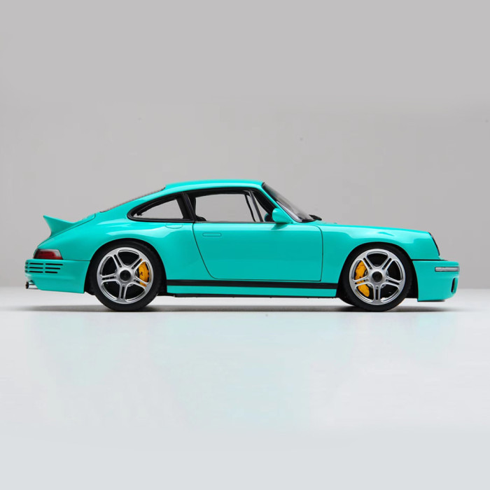 1/18 Almost Real Porsche RUF SCR 2018 Pearl Mint Green Diecast Model Toy Car Gifts For Friends Father