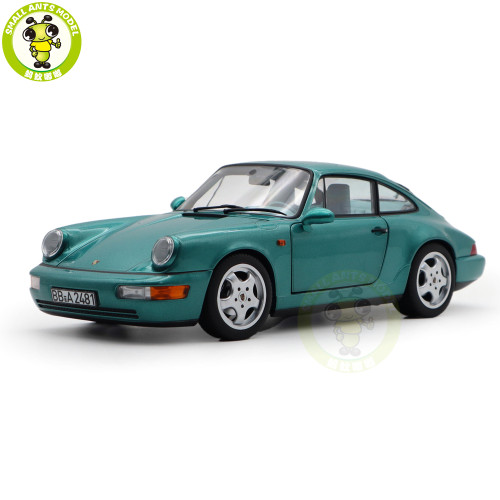 BURAGO 1/18 – Porsche 911 Carrera 1997 – Vert – Réf 3385 – Miniature Métal – Occasion