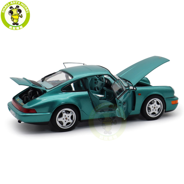 1/18 Porsche 964 911 Carrera 2 1992 Norev 187329 Wimbledon Green Diecast Model Toys Car Gifts For Friends Father