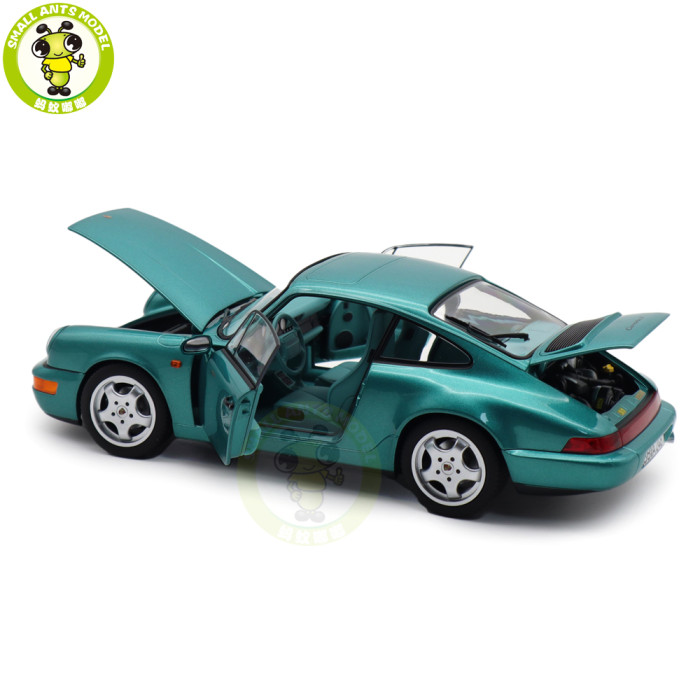 1/18 Porsche 964 911 Carrera 2 1992 Norev 187329 Wimbledon Green Diecast Model Toys Car Gifts For Friends Father