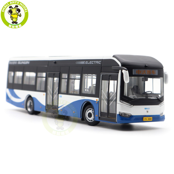 1/50 Volvo China Sunwin IEV12 Electric City Bus Diecast Model Toys Car Bus Gifts For Friends