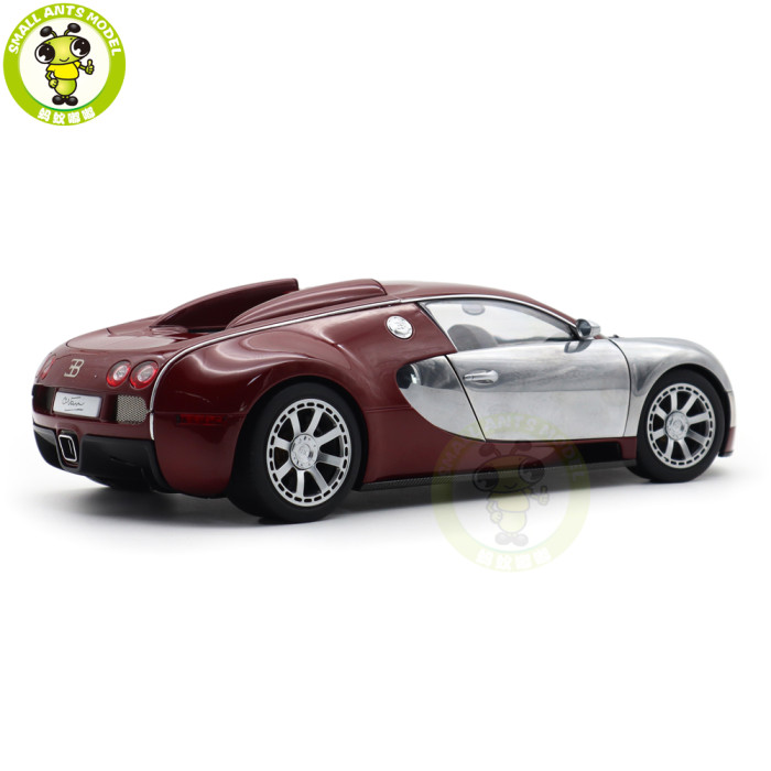 1/18 Bugatti Veyron L'Edition Centenaire Autoart 70957 Italian Red Achille Varzi Diecast Model Toy Car Gifts For Father Friends