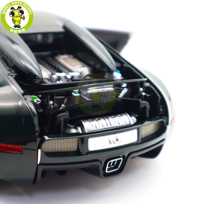 1/18 Bugatti Veyron L'Edition Centenaire Autoart 70958 Racing Green Malcolm Campbell Diecast Model Toy Car Gifts For Father Friends
