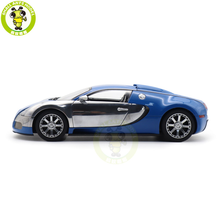 1/18 Bugatti Veyron L'Edition Centenaire Autoart 70956 French Blue Jean-Pierre Wimille Diecast Model Toy Car Gifts For Father Friends