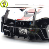 1/18 McLaren P1 GTR Autoart 81541 Gloss White / Red Stripes Diecast Model Toy Car Gifts For Father Friends