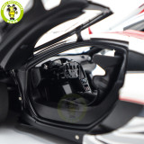 1/18 McLaren P1 GTR Autoart 81541 Gloss White / Red Stripes Diecast Model Toy Car Gifts For Father Friends