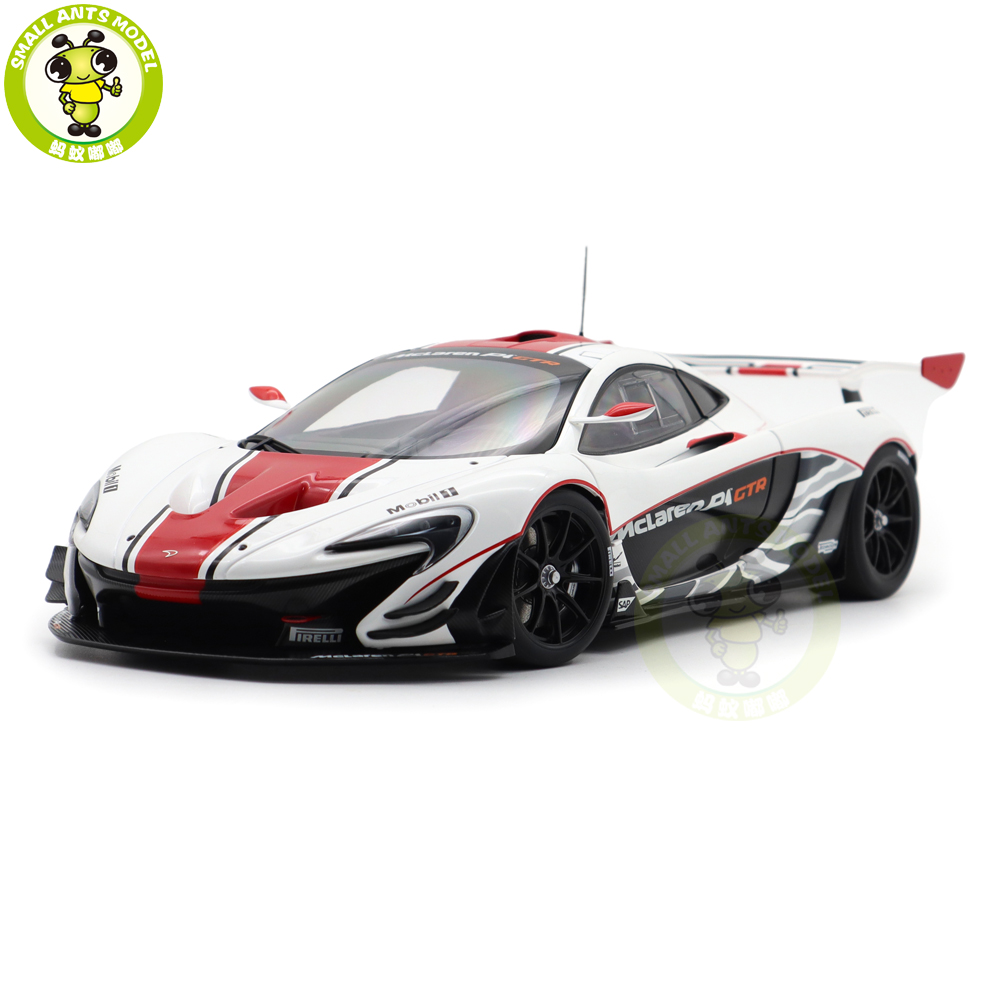 1/18 McLaren P1 GTR Autoart 81541 Gloss White / Red Stripes