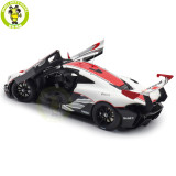 1/18 McLaren P1 GTR Autoart 81541 Gloss White / Red Stripes Diecast Model Toy Car Gifts For Father Friends