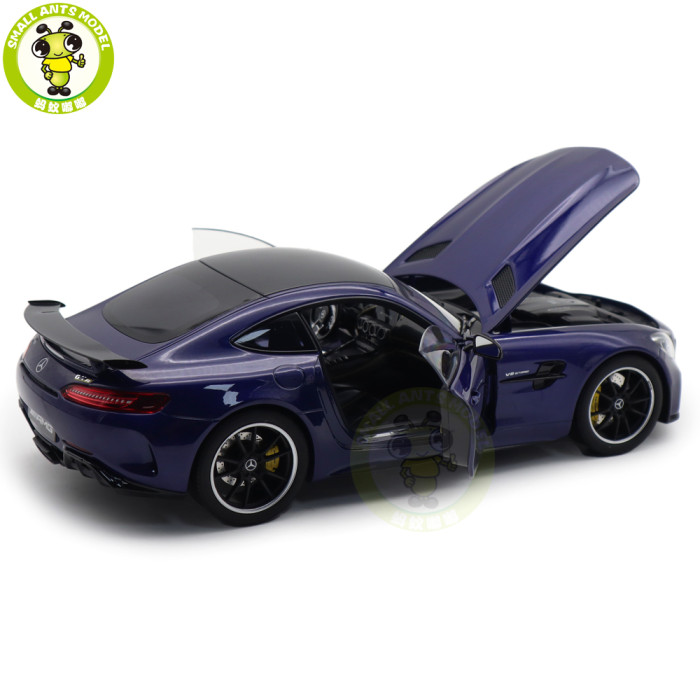 1/18 Mercedes Benz AMG GT R 2019 Norev 183837 Blue Metallic Diecast Model Toys Car Gifts For Friends Father