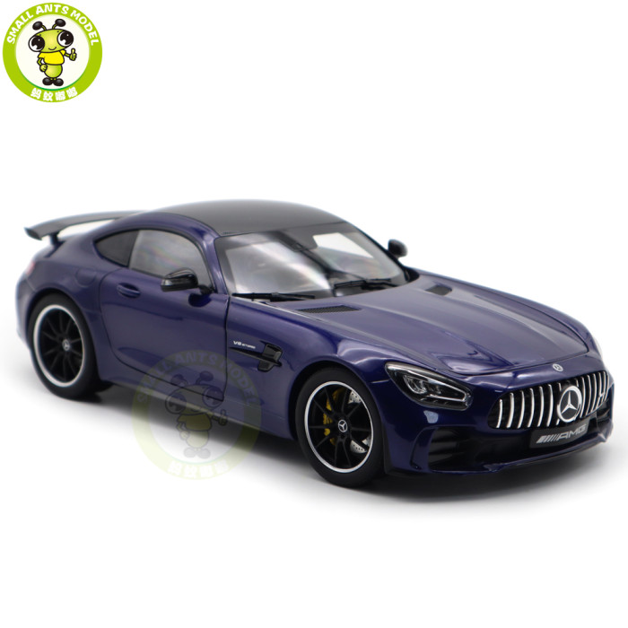 1/18 Mercedes Benz AMG GT R 2019 Norev 183837 Blue Metallic Diecast Model Toys Car Gifts For Friends Father