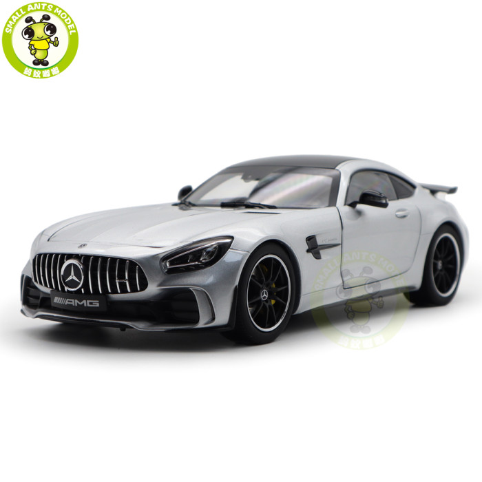1/18 Mercedes Benz AMG GT R 2019 Norev 183838 Silver Diecast Model Toys Car Gifts For Friends Father