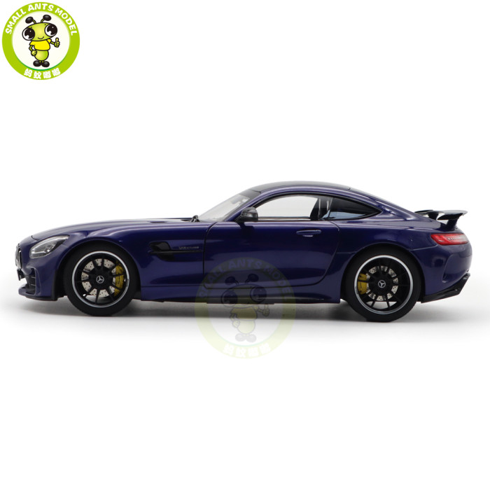 1/18 Mercedes Benz AMG GT R 2019 Norev 183837 Blue Metallic Diecast Model Toys Car Gifts For Friends Father