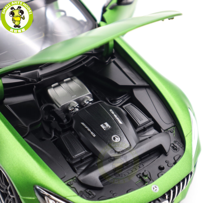 1/18 Mercedes Benz AMG GT R 2019 Norev 183836 Green Matt Metallic Diecast Model Toys Car Gifts For Friends Father
