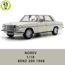 1/18 Mercedes Benz 200 1968 Norev 183770 Diecast Model Toy Cars Gifts For Father Friends