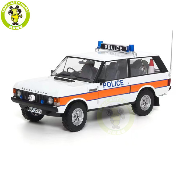 1/18 Land Rover Range Rover Classic Police Car 1970 First Generation Almost REAL Diecast Model Toy Car Gifts For Friends Father