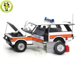 1/18 Land Rover Range Rover Classic Police Car 1970 First Generation Almost REAL Diecast Model Toy Car Gifts For Friends Father