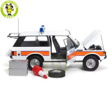 1/18 Land Rover Range Rover Classic Police Car 1970 First Generation Almost REAL Diecast Model Toy Car Gifts For Friends Father