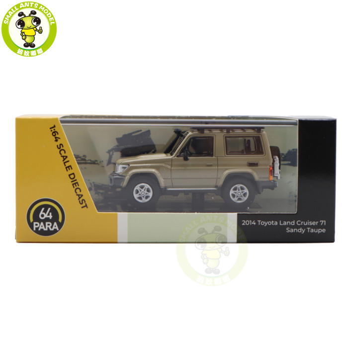 1/64 Paragon 2014 Toyota Land Cruiser 71 LC71 Diecast Model Toy Car Gifts For Friends Father