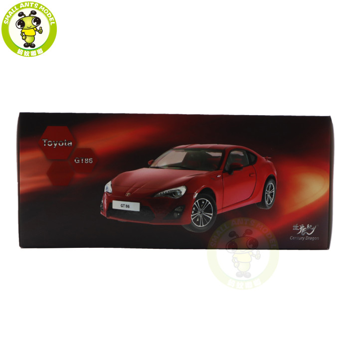 1/18 Toyota 86 GT GT86 Racing Car Century Dragon Diecast Model Car Toys Gifts For Father Friends