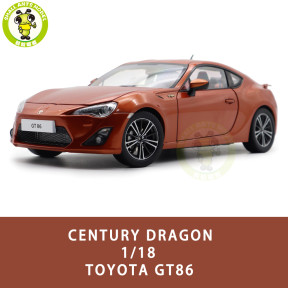 1/18 Toyota 86 GT GT86 Racing Car Century Dragon Diecast Model Car Toys Gifts For Father Friends