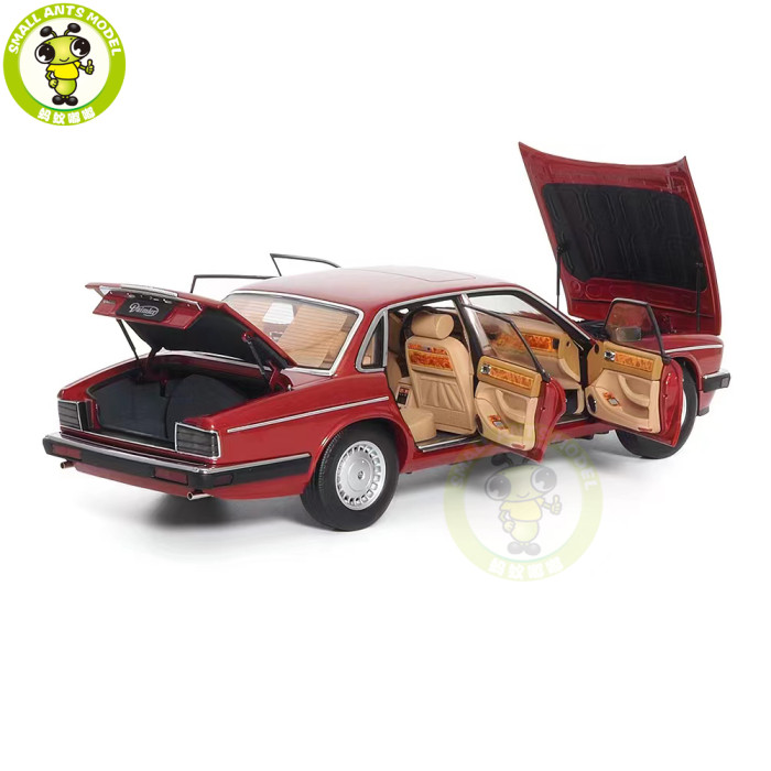 1/18 Almost Real 810541 Jaguar Daimler XJ XJ6 XJ40 Flamenco Red Diecast Model Car Gifts For Father Friends