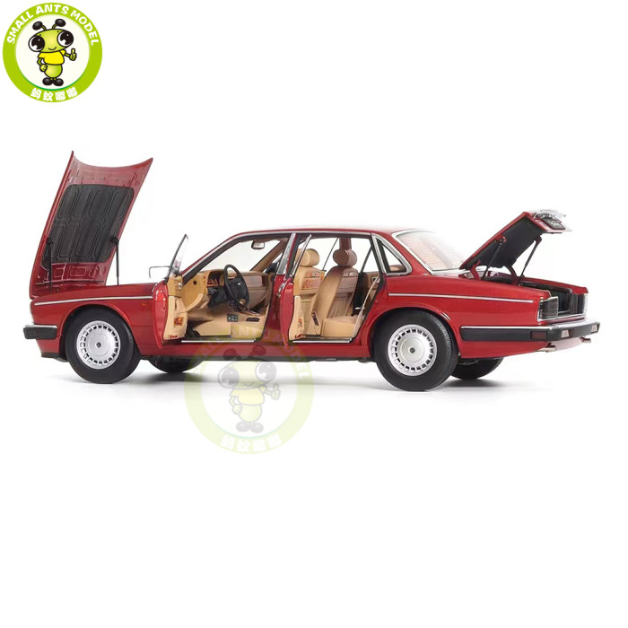 1/18 Almost Real 810541 Jaguar Daimler XJ XJ6 XJ40 Flamenco Red Diecast Model Car Gifts For Father Friends