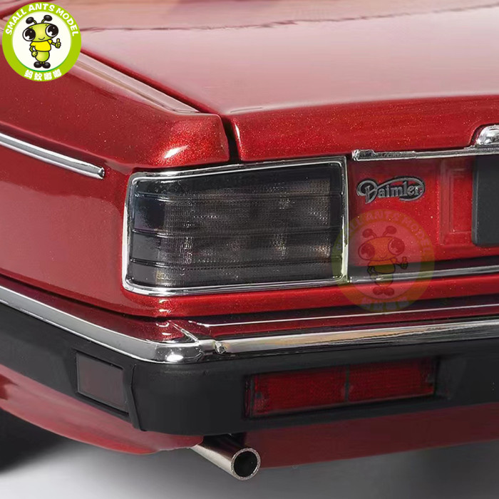 1/18 Almost Real 810541 Jaguar Daimler XJ XJ6 XJ40 Flamenco Red Diecast Model Car Gifts For Father Friends