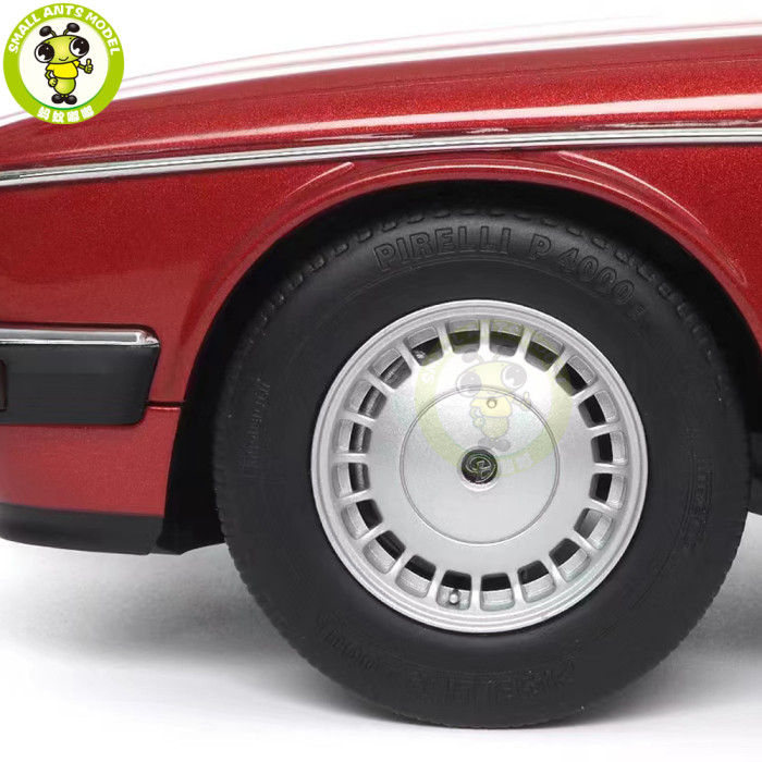 1/18 Almost Real 810541 Jaguar Daimler XJ XJ6 XJ40 Flamenco Red Diecast Model Car Gifts For Father Friends