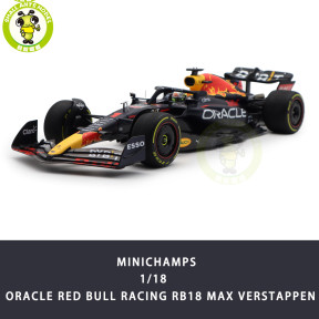 1/18 Minichamps Oracle Red Bull Racing RB18 Max Verstappen F1 Formula One GP 2022 Diecast Model Toys Car Gifts For Friends Father