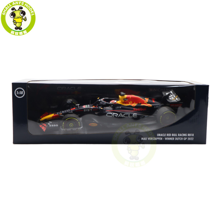 1/18 Minichamps Oracle Red Bull Racing RB18 Max Verstappen F1 Formula One GP 2022 Diecast Model Toys Car Gifts For Friends Father