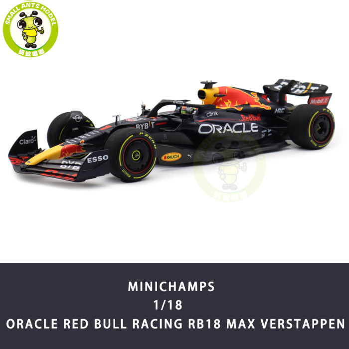 1/18 Minichamps Oracle Red Bull Racing RB18 Max Verstappen F1 Formula One GP 2022 Diecast Model Toys Car Gifts For Friends Father