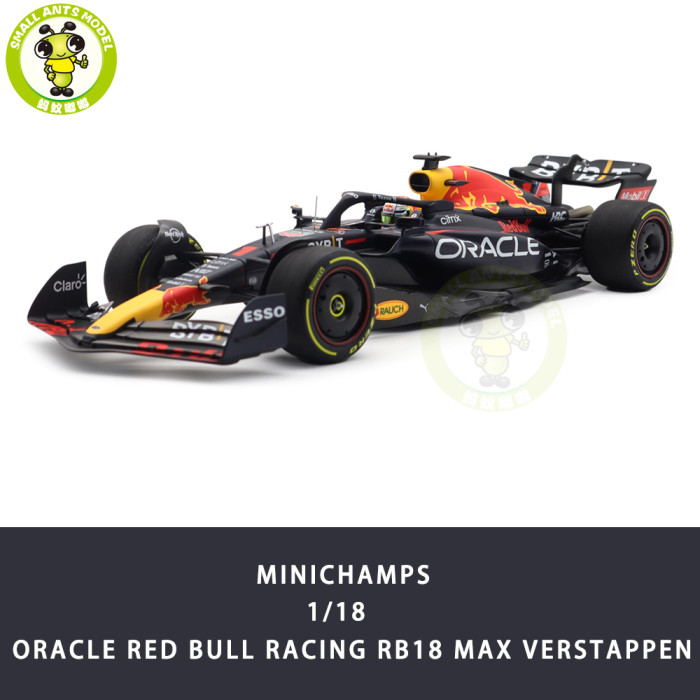 1/18 Minichamps Oracle Red Bull Racing RB18 Max Verstappen F1 Formula One GP 2022 Diecast Model Toys Car Gifts For Friends Father