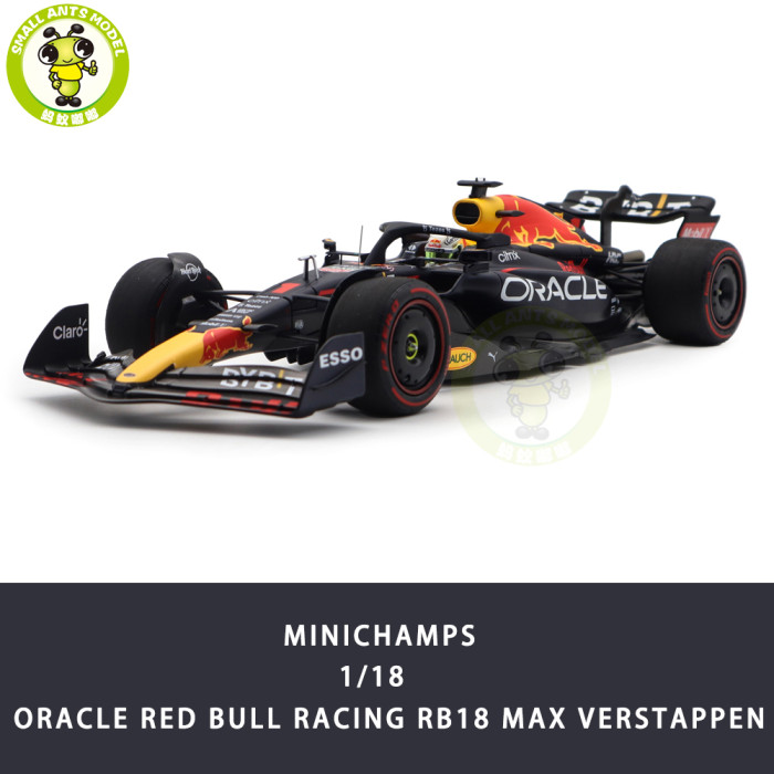 1/18 Minichamps Oracle Red Bull Racing RB18 Max Verstappen F1 Formula One GP 2022 Diecast Model Toys Car Gifts For Friends Father