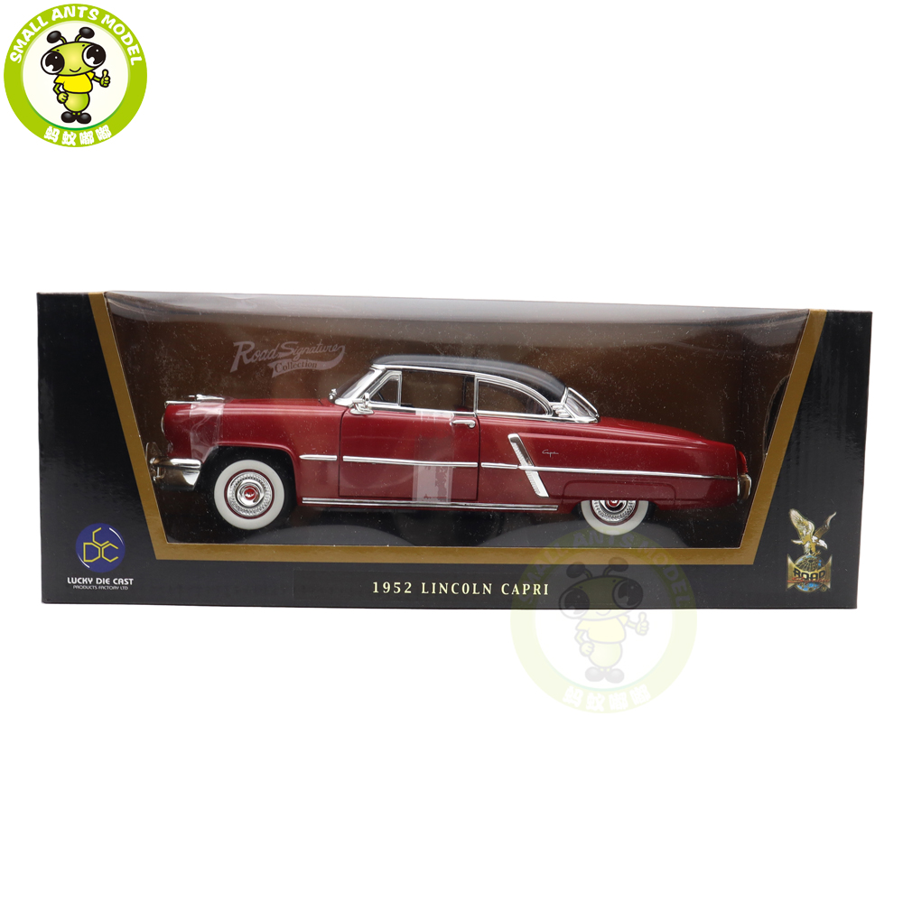 1/18 1952 LINCOLN CAPRI Road Signature Diecast Model Car Toys Boys