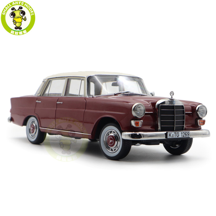 1/18 Mercedes Benz 200 1966 Norev 183706 Diecast Model Toy Cars Gifts For Father Friends
