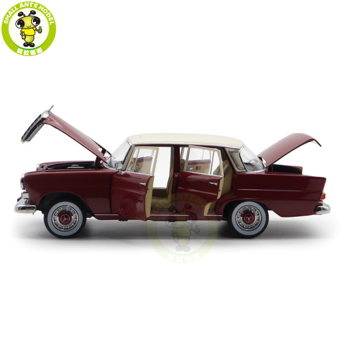 1/18 Mercedes Benz 200 1966 Norev 183706 Diecast Model Toy Cars Gifts For Father Friends